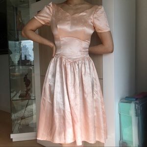 Vintage peach dress